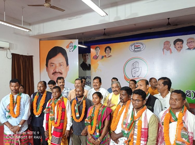 କଂଗ୍ରେସରେ ଯୋଗଦେଲେ ମୟୁରଭଞ୍ଜ ଜିଲ୍ଲାର ଆପ କର୍ମକର୍ତ୍ତା